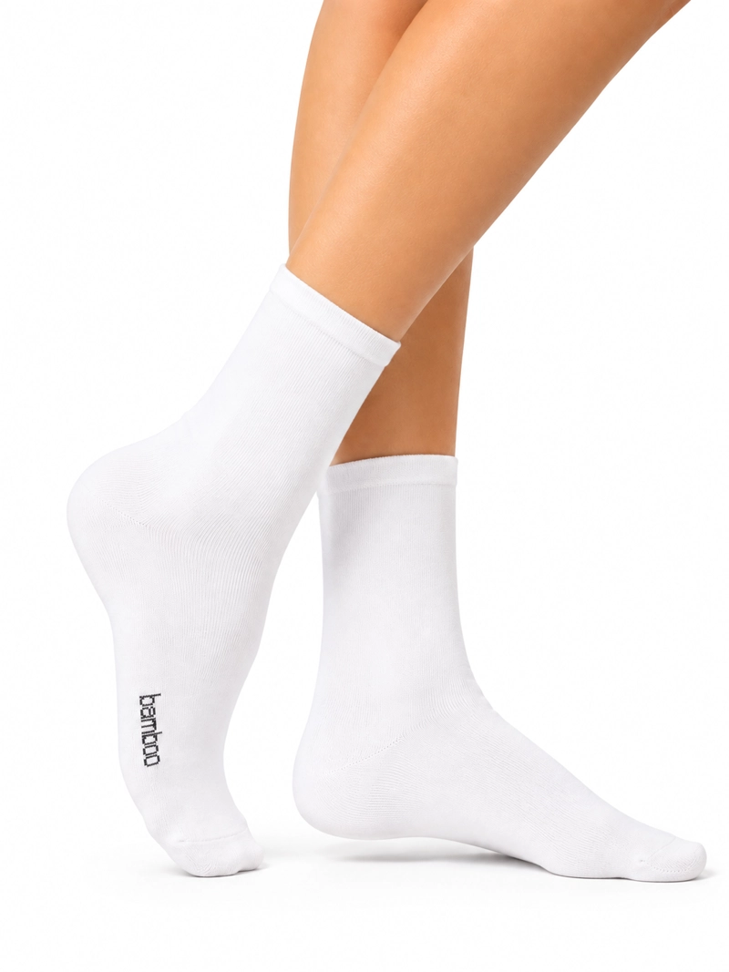 X6 CALCETINES CORTOS TIPO AMERICANO CON FIBRA DE BAMBU MUJER - 5