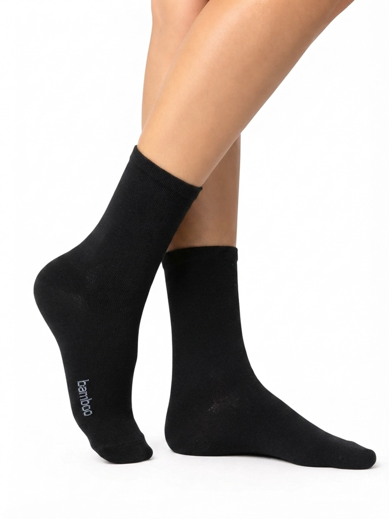 X6 CALCETINES CORTOS TIPO AMERICANO CON FIBRA DE BAMBU MUJER - 6