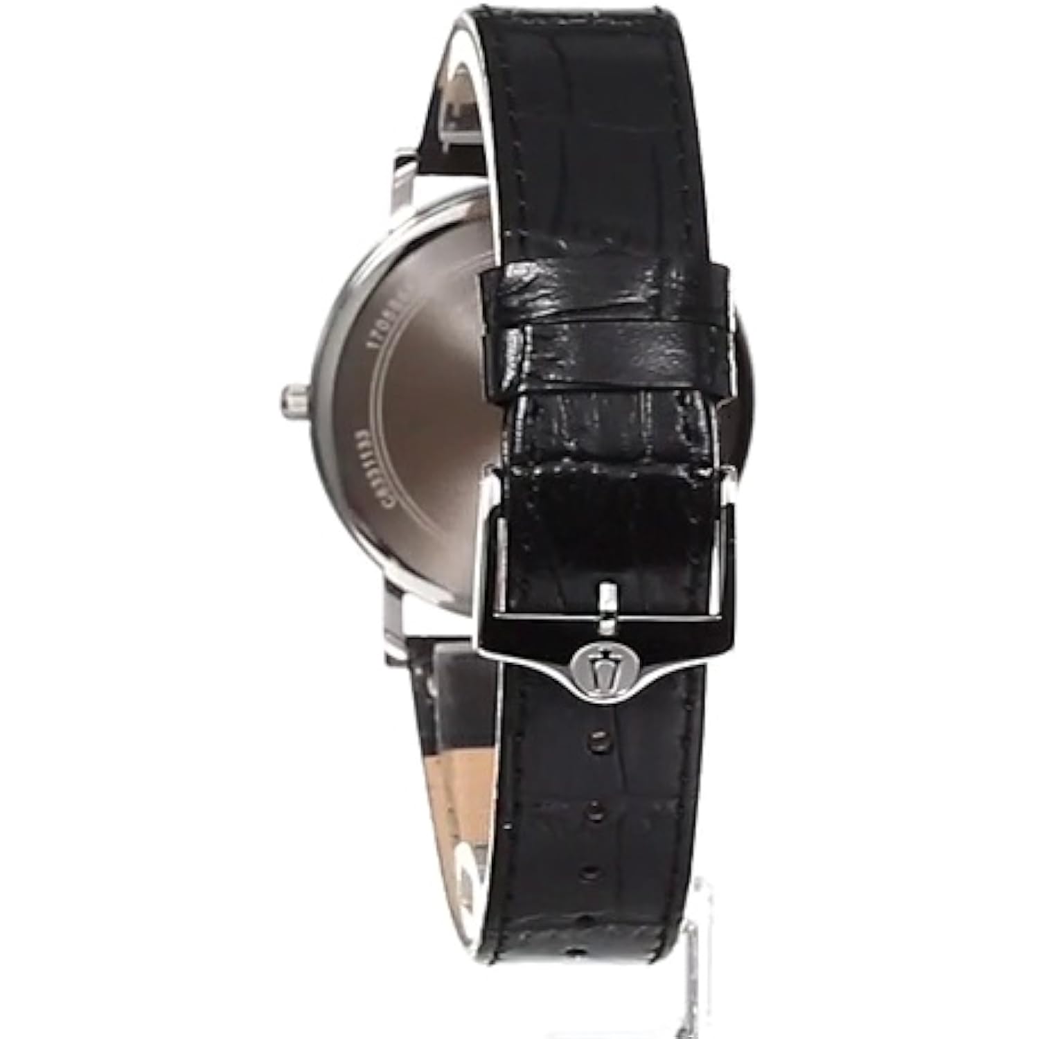 Bulova 96B104 – Eleganza Classica Con Quadro Argento E Cinturino In Pelle Nera - 3