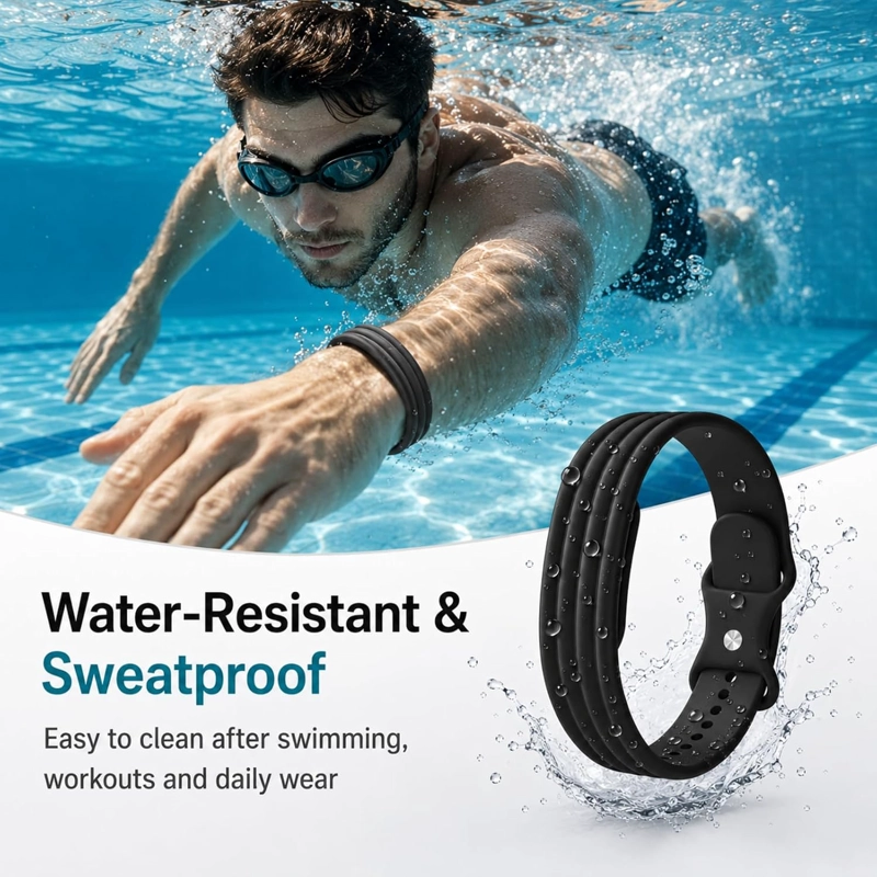 COMPATIBLE CON GOOGLE FITBIT AIR BAND SILICONA, RESISTENTE AL SUDOR Y AL - 5
