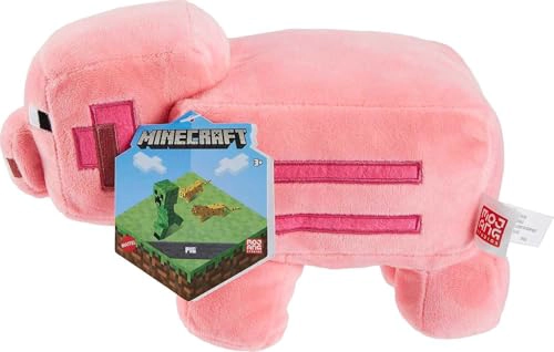 MATTEL MINECRAFT MUÑECOS DE PELUCHE BLANDOS DE PERSONAJES BASICOS JUGUETES COLECCIONABLES - 6