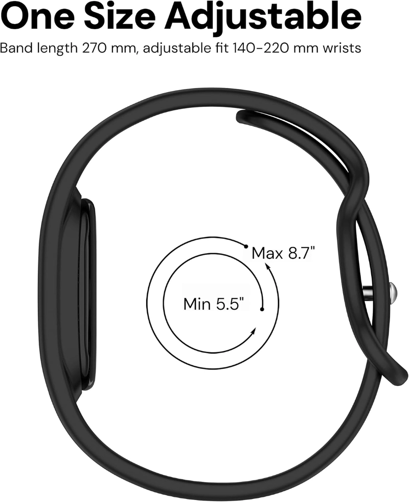 PULSERA DE SILICONA PARA GOOGLE FITBIT AIR BAND - 6