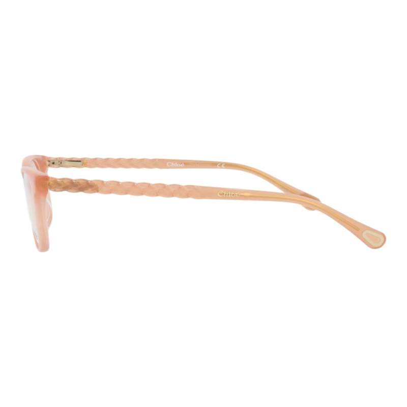 MONTURAS OPTICAS DE ACETATO CHLOE  CAT EYEFRAME EN COLOR NUDE TRANSPARENTE - 3
