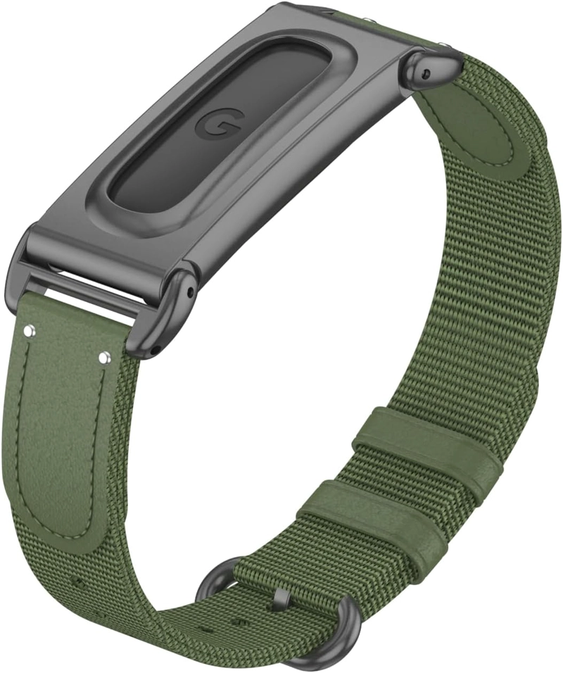FINTIE CORREA DEPORTIVA DE CUERO DE NAILON RESISTENTE COMPATIBLE CON GOOGLE FITBIT AIR - 1