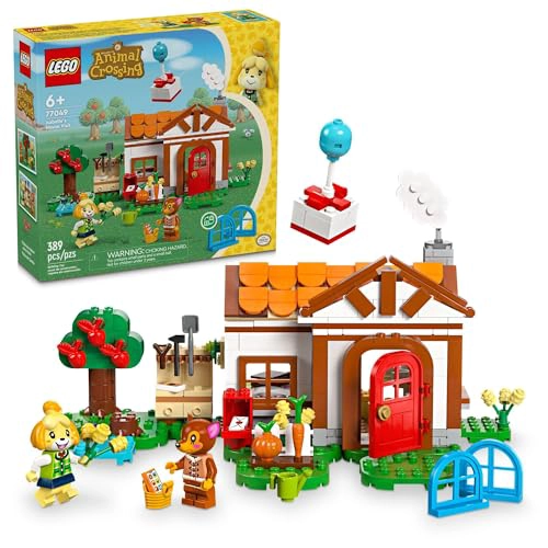 LEGO ANIMAL CROSSING ISABELLES HOUSE VISIT SET DE JUGUETES CREATIVOS CONSTRUIBLES PARA NIÑOS - 1