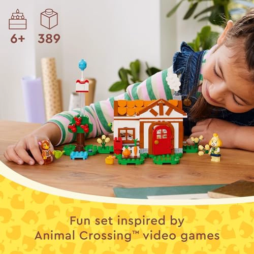 LEGO ANIMAL CROSSING ISABELLES HOUSE VISIT SET DE JUGUETES CREATIVOS CONSTRUIBLES PARA NIÑOS - 3