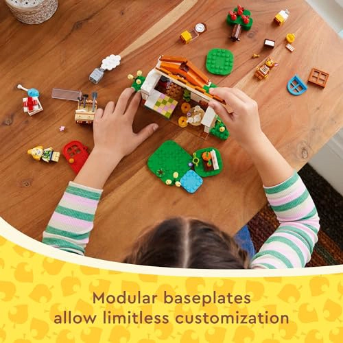 LEGO ANIMAL CROSSING ISABELLES HOUSE VISIT SET DE JUGUETES CREATIVOS CONSTRUIBLES PARA NIÑOS - 4