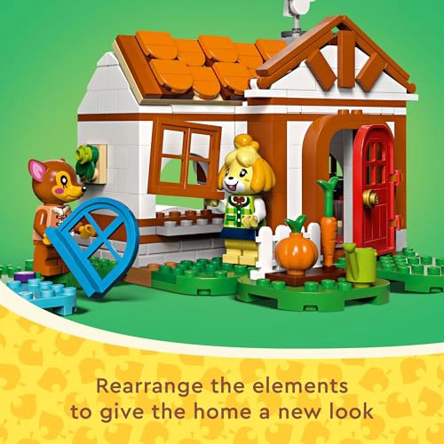 LEGO ANIMAL CROSSING ISABELLES HOUSE VISIT SET DE JUGUETES CREATIVOS CONSTRUIBLES PARA NIÑOS - 5