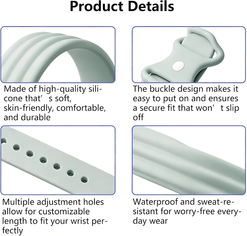 REPLACEMENT BANDS PARA GOOGLE FITBIT AIR ACTIVE STRAP SILICONE PARA MAN WOMEN - 5