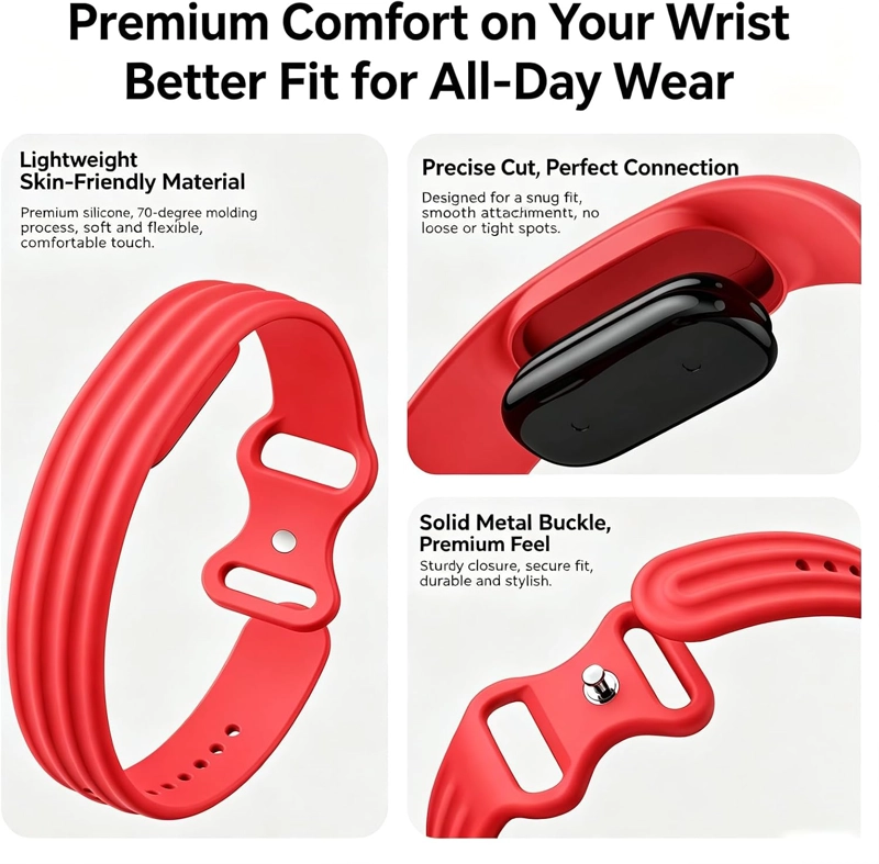 REPLACEMENT BANDS PARA GOOGLE FITBIT AIR ACTIVE STRAP SILICONE PARA MAN WOMEN - 6