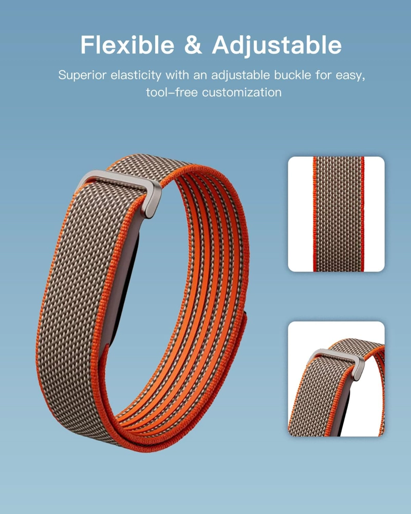CORREA DE NAILON COMPATIBLE CON GOOGLE FITBIT AIR ACTIVITY TRACKER, CORREA DE REPUESTO TRANSPIRABLE - 4
