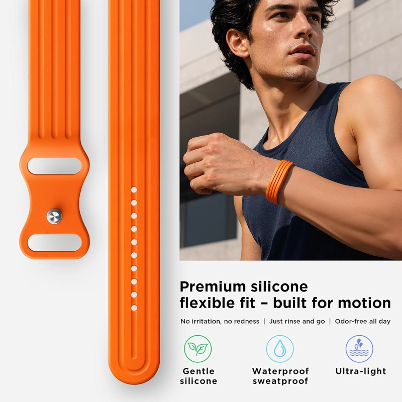 CORREA DEPORTIVA DE SILICONA COMPATIBLE CON GOOGLE FITBIT AIR TRACKER - 2
