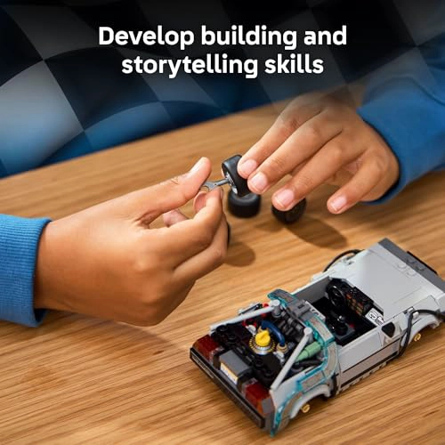 LEGO SPEED CHAMPIONS MAQUINA DEL TIEMPO DE REGRESO AL FUTURO JUGUETE DE CONSTRUCCION PARA NIÑOS - 4