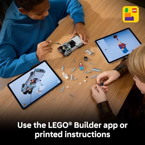 LEGO SPEED CHAMPIONS MAQUINA DEL TIEMPO DE REGRESO AL FUTURO JUGUETE DE CONSTRUCCION PARA NIÑOS - 6
