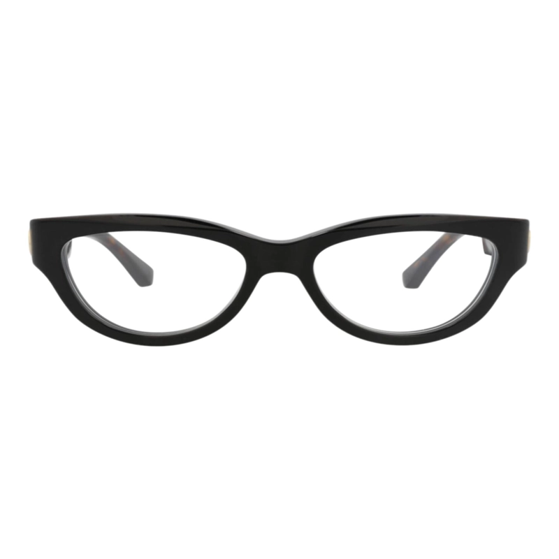 MONTURAS OPTICAS DE ACETATO RECICLADO GUCCI CAT EYE FRAME PARA MUJER EN COLOR NEGRO HAVANA - 1