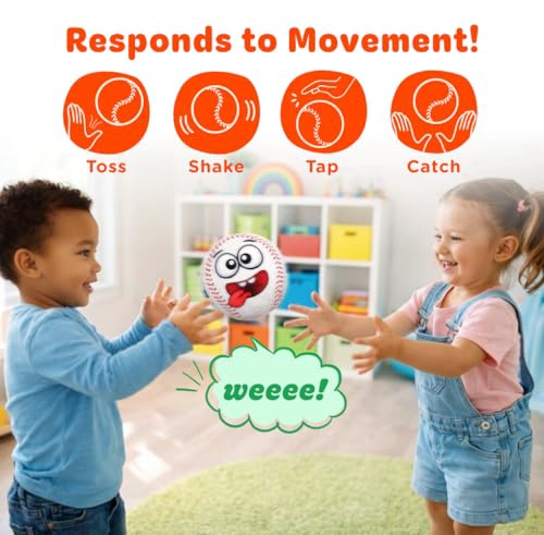 MOVE2PLAY JUGUETE DIVERTIDO E INTERACTIVO CON MUSICA Y EFECTOS DE SONIDO PARA NIÑOS Y NIÑAS PELOTA - 3