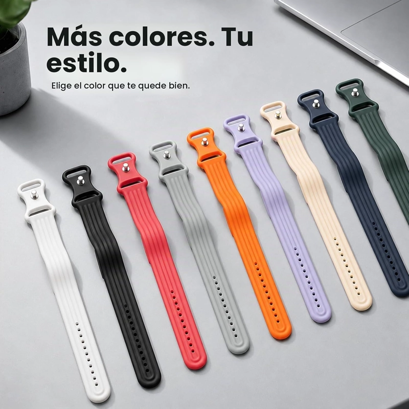 CORREA DE SILICONA DEPORTIVA COMPATIBLE CON GOOGLE FITBIT AIR, CORREA DE REPUESTO SUAVE - 6