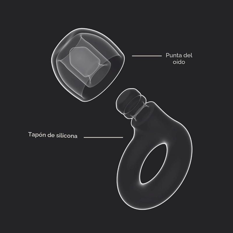 LOOP QUIET 2 TAPONES PARA LOS OIDOS, PROTECCION AUDITIVA REUTILIZABLE ULTRA - 5