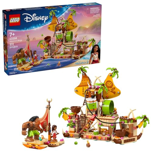 LEGO DISNEY MOANA 2 BARCA DE KAKAMORA PARA NIÑOS SET DE CONSTRUCCION PARA JUEGO DE ROL PARA NIÑOS - 1