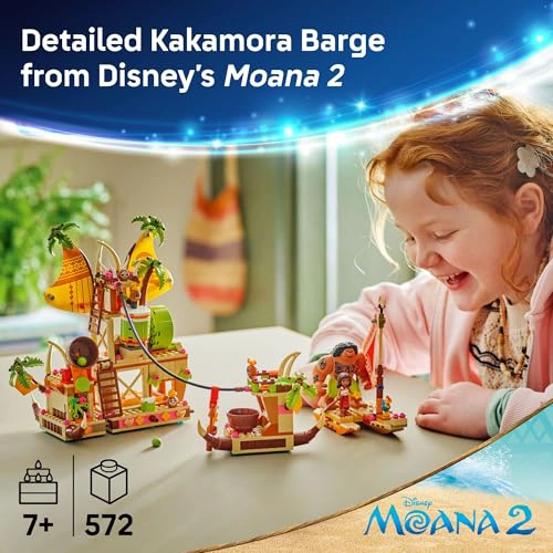 LEGO DISNEY MOANA 2 BARCA DE KAKAMORA PARA NIÑOS SET DE CONSTRUCCION PARA JUEGO DE ROL PARA NIÑOS - 2