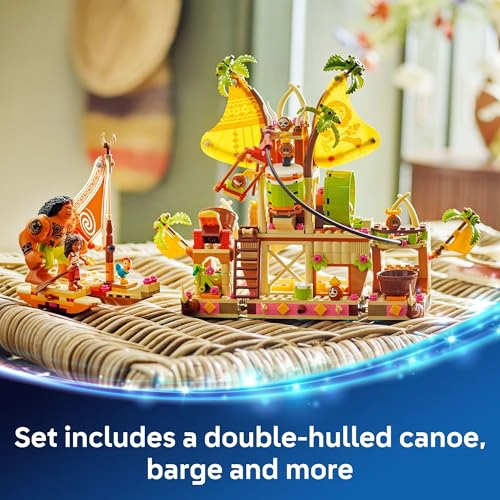 LEGO DISNEY MOANA 2 BARCA DE KAKAMORA PARA NIÑOS SET DE CONSTRUCCION PARA JUEGO DE ROL PARA NIÑOS - 3