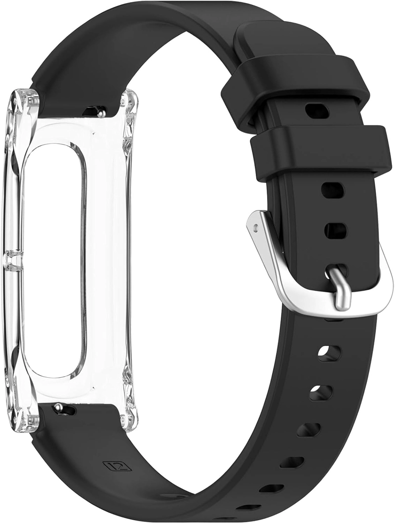 PAQUETE DE 3 CORREAS DE RELOJ DE SILICONA PARA GOOGLE FITBIT AIR, CORREA DE REPUESTO SUAVE - 4