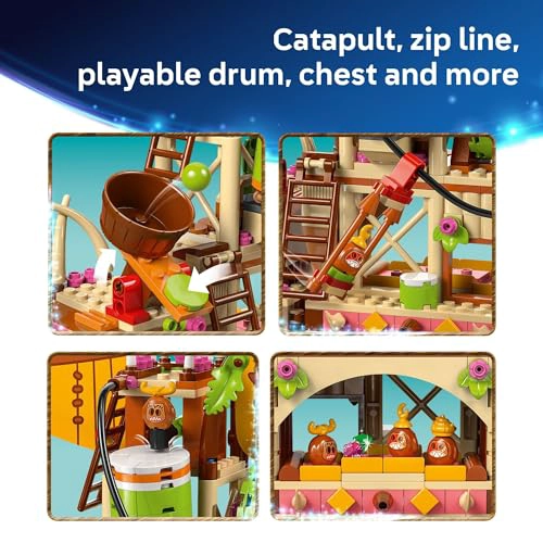 LEGO DISNEY MOANA 2 BARCA DE KAKAMORA PARA NIÑOS SET DE CONSTRUCCION PARA JUEGO DE ROL PARA NIÑOS - 5