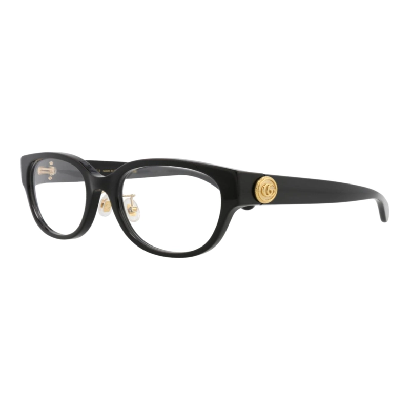 MONTURAS OPTICAS GUCCI DE ACETATO RECICLADO CON MARCO REDONDO PARA MUJER EN NEGRO NEGRO - 2