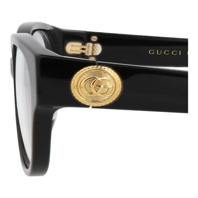 MONTURAS OPTICAS GUCCI DE ACETATO RECICLADO CON MARCO REDONDO PARA MUJER EN NEGRO NEGRO - 4