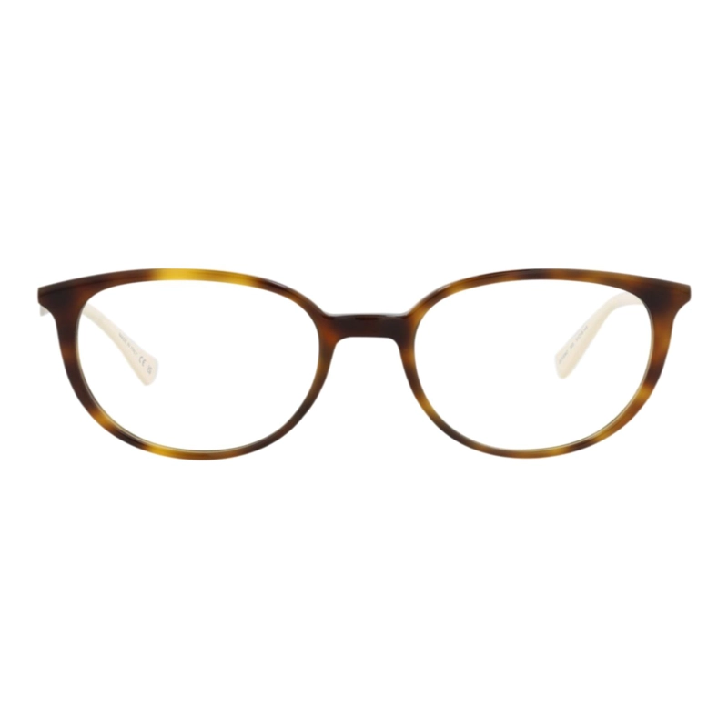 MONTURAS OPTICAS DE ACETATO CON MONTURA REDONDA DE GUCCI PARA MUJER EN COLOR HAVANA SILVER - 1