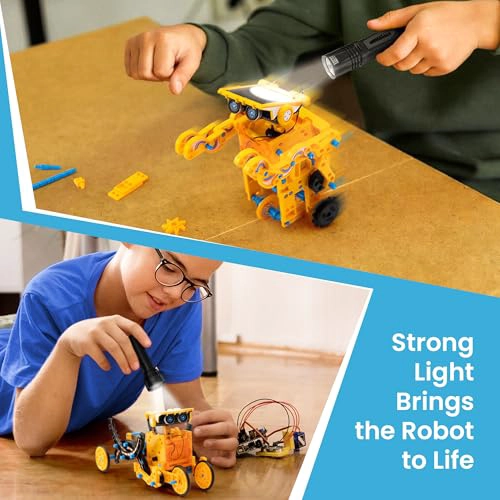 SILLBIRD KIT DE ROBOT DE CONSTRUCCION SOLAR REGALO STEM PARA NIÑOS DE 8 A 13 AÑOS 12 EN 1 JUGUETES - 5
