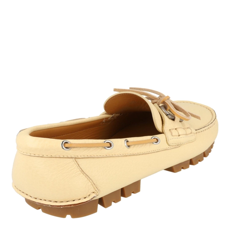 MOCASINES DE PIEL FERRAGAMO GIOSUE PARA HOMBRE EN COLOR BLANCO - 3