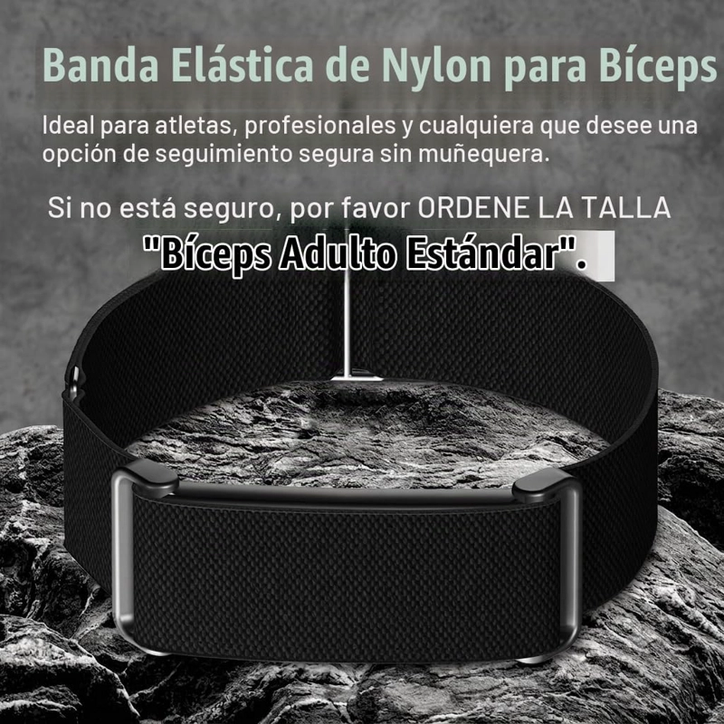 CORREA DE NAILON PARA BICEPS COMPATIBLE CON GOOGLE FITBIT AIR ACTIVE BAND - 4