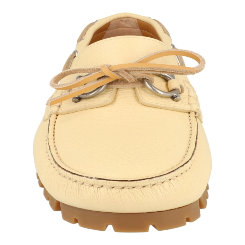 MOCASINES DE PIEL FERRAGAMO GIOSUE PARA HOMBRE EN COLOR BLANCO - 4