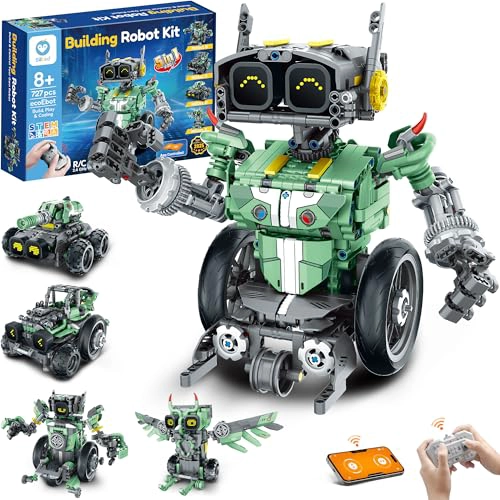 SILLBIRD KIT DE CONSTRUCCION DE AUTOMOVILES ROBOT CON CONTROL REMOTO PARA NIÑOS DE 8 A 14 AÑOS - 1