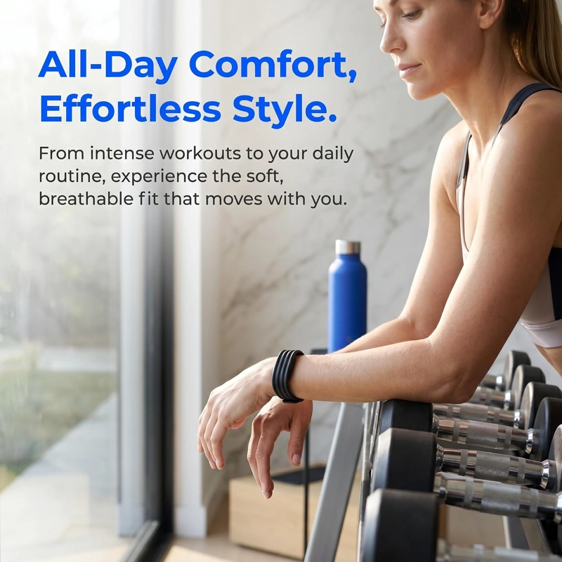 CORREA DEPORTIVA DE NAILON PARA BICEPS COMPATIBLE CON GOOGLE FITBIT AIR, CORREA ELASTICA AJUSTABLE - 3