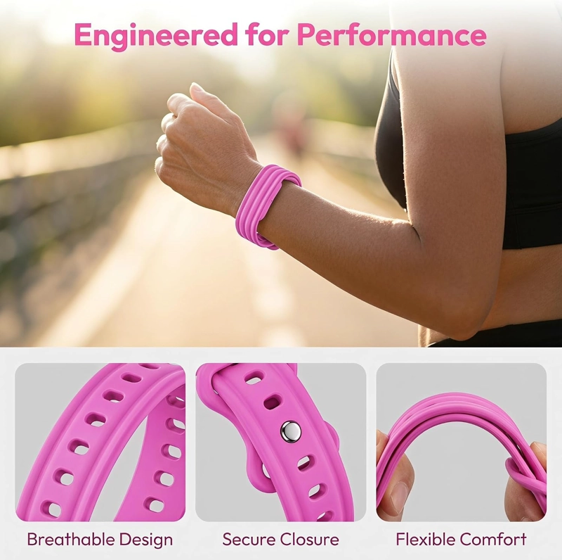 CORREA DEPORTIVA DE NAILON PARA BICEPS COMPATIBLE CON GOOGLE FITBIT AIR, CORREA ELASTICA AJUSTABLE - 5