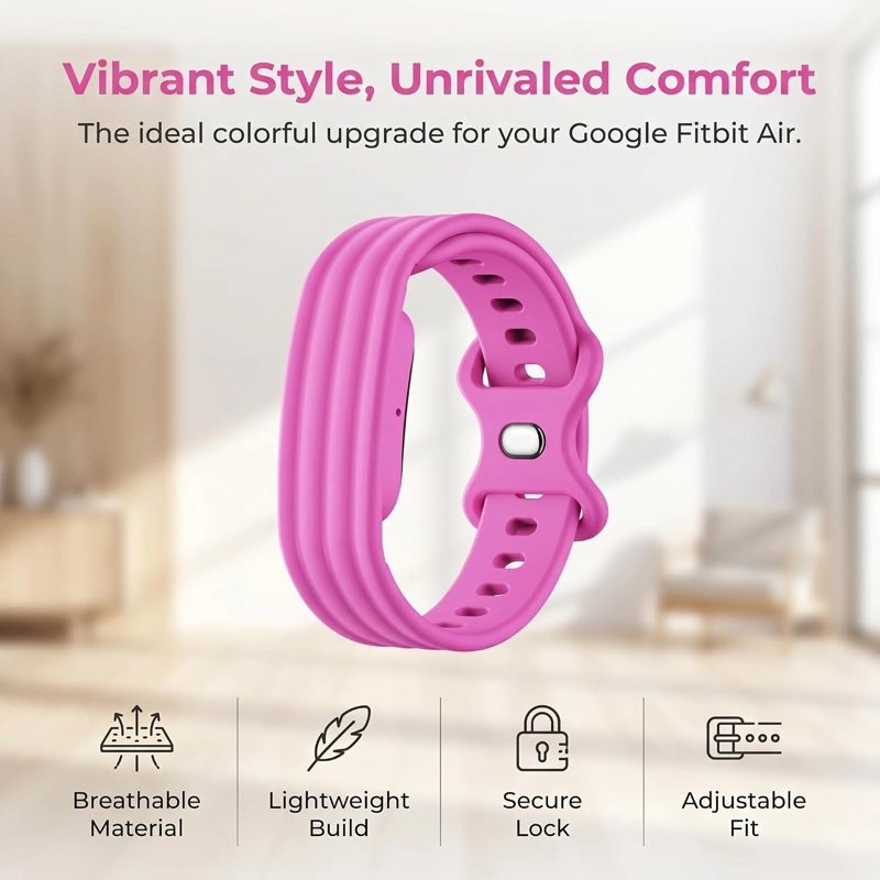 CORREA DEPORTIVA DE NAILON PARA BICEPS COMPATIBLE CON GOOGLE FITBIT AIR, CORREA ELASTICA AJUSTABLE - 6