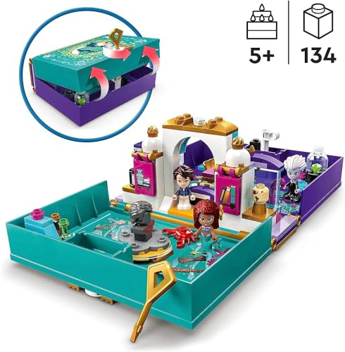 LEGO DISNEY PRINCESS THE LITTLE MERMAID KIT DE CONSTRUCCION DE LIBRO DE CUENTOS CON PRINCESAS - 2