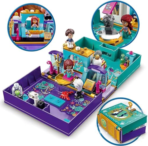 LEGO DISNEY PRINCESS THE LITTLE MERMAID KIT DE CONSTRUCCION DE LIBRO DE CUENTOS CON PRINCESAS - 3