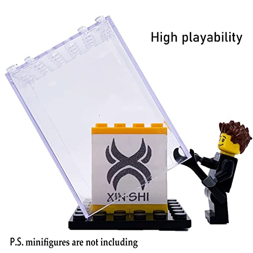 ESTUCHE DE EXHIBICION DE MINIFIGURAS CAJA DE EXHIBICION DE BLOQUES DE CONSTRUCCION DE ACRILICO - 6