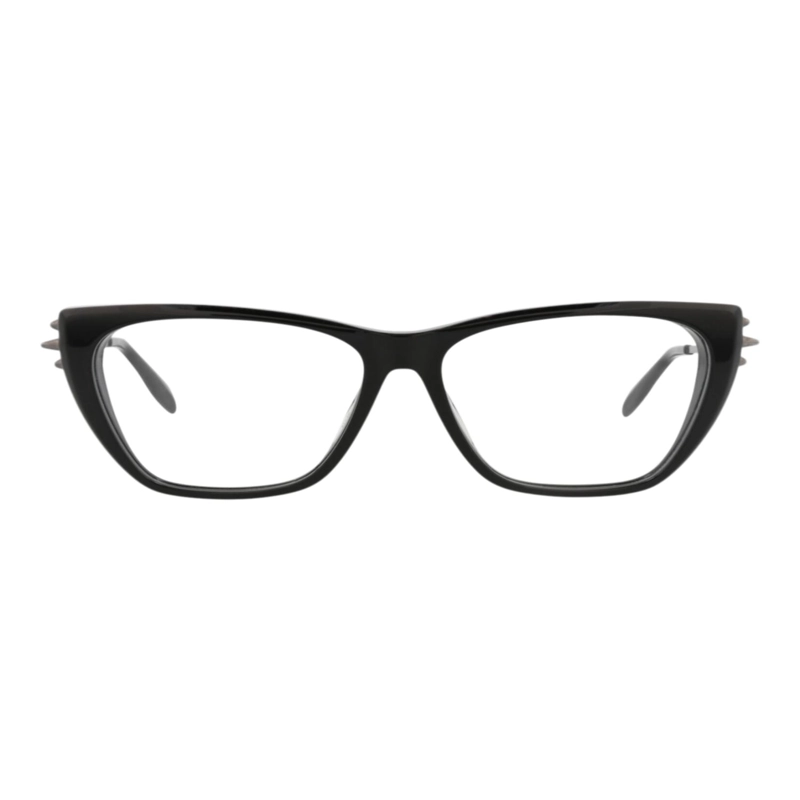 MONTURAS OPTICAS DE ACETATO ALEXANDER MCQUEEN CON FORMA DE OJO DE GATO PARA MUJER EN COLOR NEGRO - 1