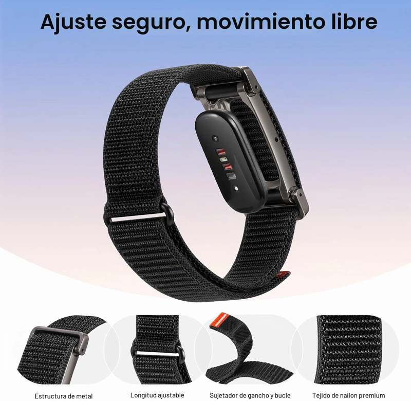 FINTIE CORREA DE NAILON COMPATIBLE CON GOOGLE FITBIT AIR, CORREA DE MUÑECA - 3
