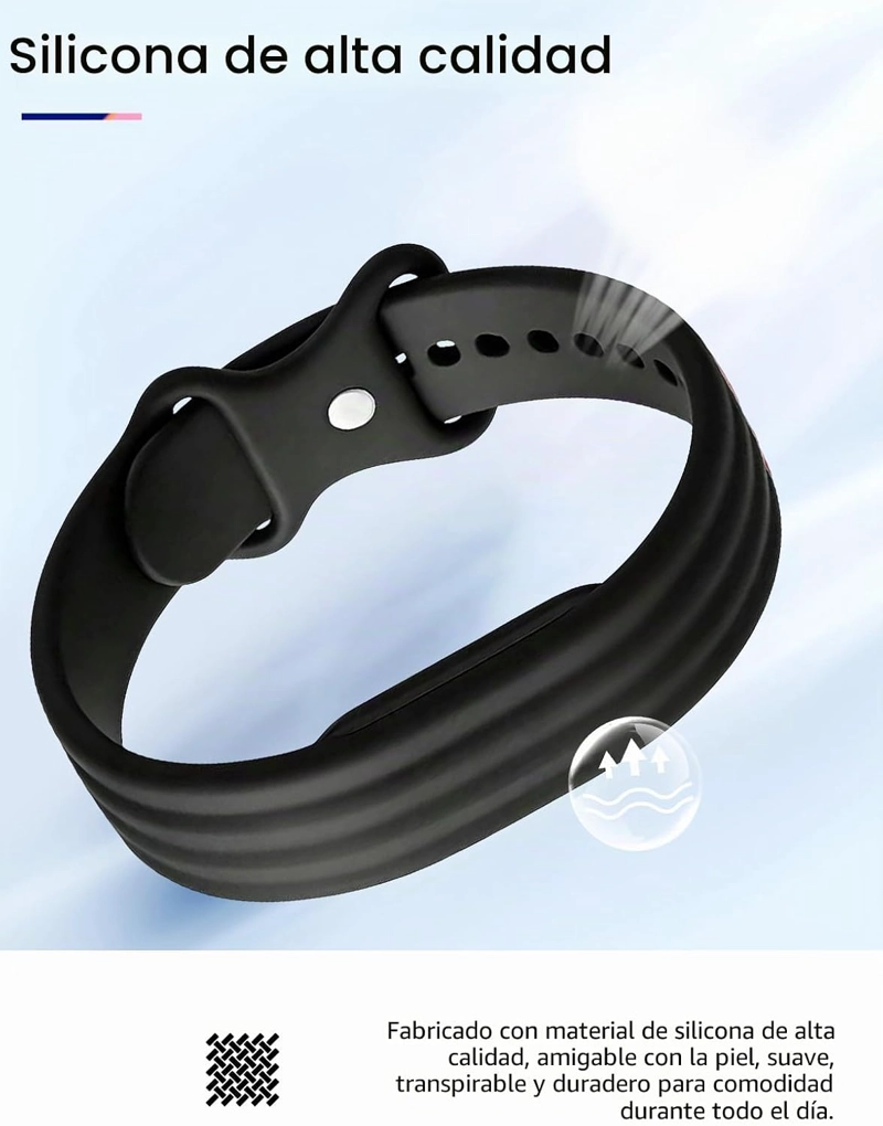 COMPATIBLE CON GOOGLE FITBIT AIR SILICONE SPORT BAND DURABLE OUTDOOR ARMOR STRAP,SOFT BREATHABLE - 3