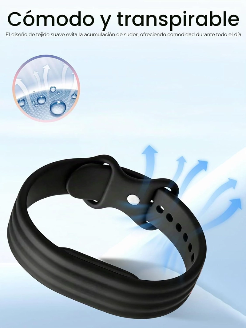 COMPATIBLE CON GOOGLE FITBIT AIR SILICONE SPORT BAND DURABLE OUTDOOR ARMOR STRAP,SOFT BREATHABLE - 4