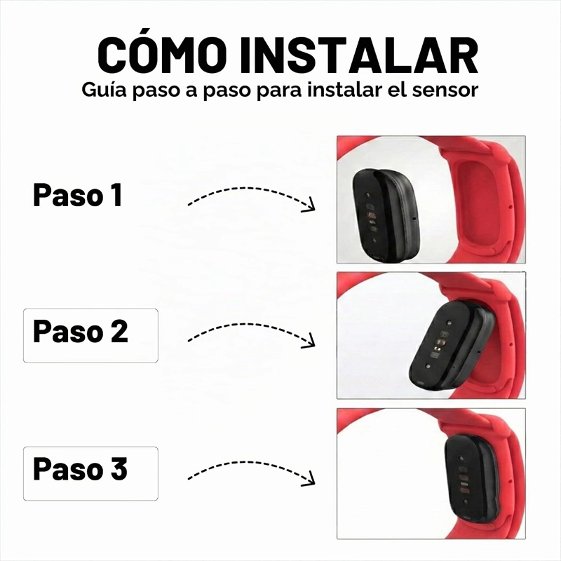 DADO CORREA DE SILICONA DEPORTIVA COMPATIBLE CON GOOGLE FITBIT AIR, CORREA DE REPUESTO SUAVE - 4