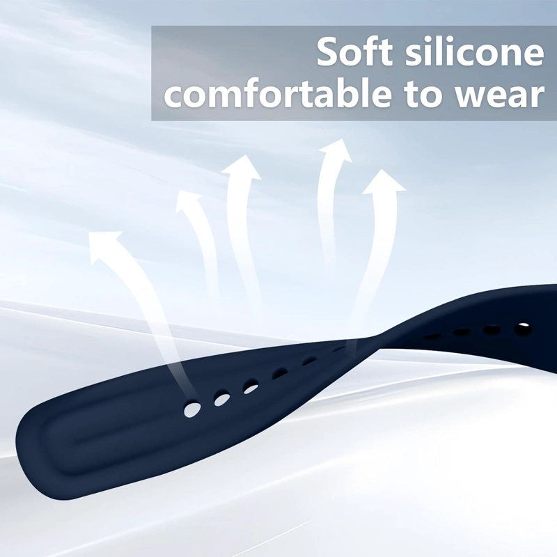 BANDAS DE SILICONA COMPATIBLES CON GOOGLE FITBIT AIR, CORREA DE REPUESTO DEPORTIVA SUAVE - 5