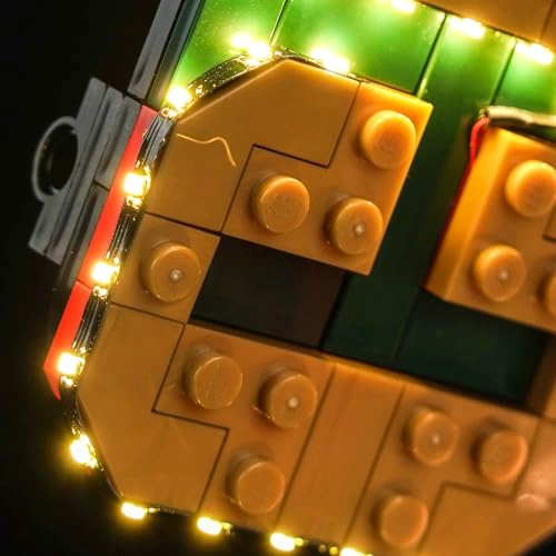 KIT DE LUCES LED MEJORADO COMPATIBLE CON LEGO LIONEL MESSI JUEGO DE CONSTRUCCION DE LEYENDA - 5