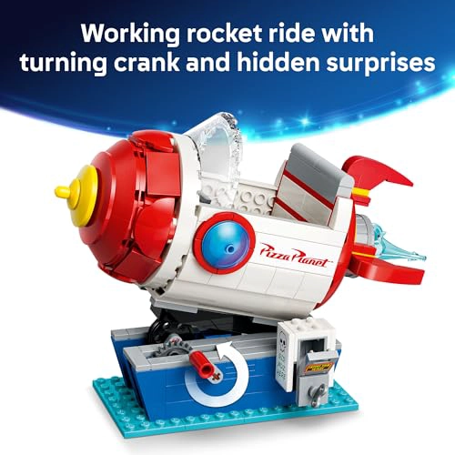 LEGO DISNEY AND PIXAR TOY STORY ALIEN WITH PIZZA PLANET ROCKET RIDE JUGUETE DE CONSTRUCCION - 5