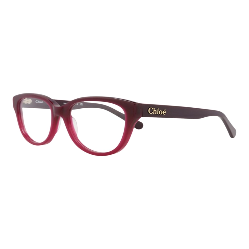 MONTURAS OPTICAS DE ACETATO RECICLADO CHLOE  CAT EYE FRAME PARA MUJER EN BURDEOS VIOLETA - 2